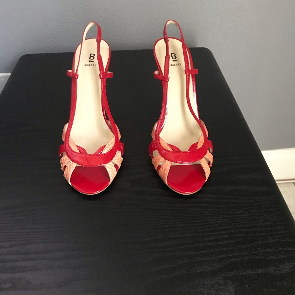 Bakers nice open toe heels